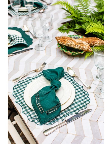 Set de table Firenze en coton enduit