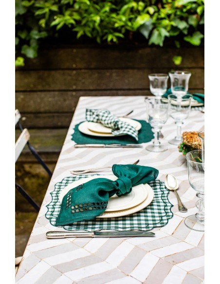 Set de table Firenze en coton enduit