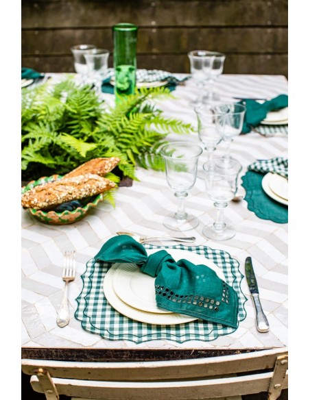 Set de table Firenze en coton enduit