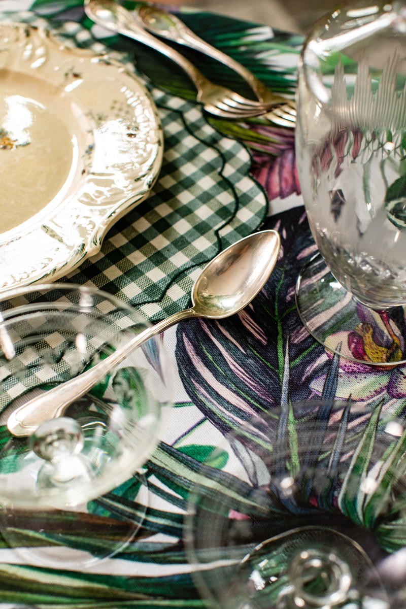 Set de table Firenze en coton enduit