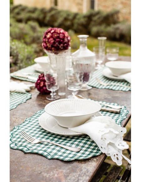 Set de table Firenze en coton enduit