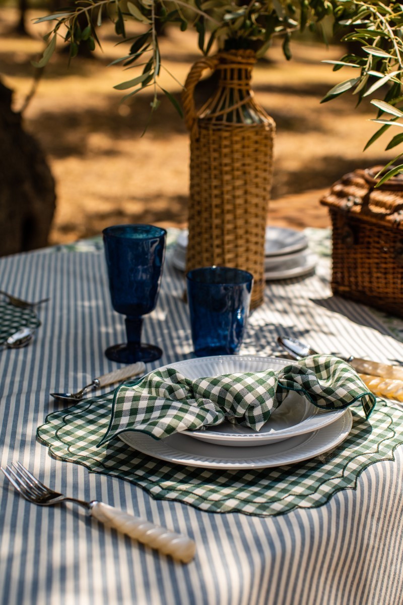 Set de table Firenze en coton enduit