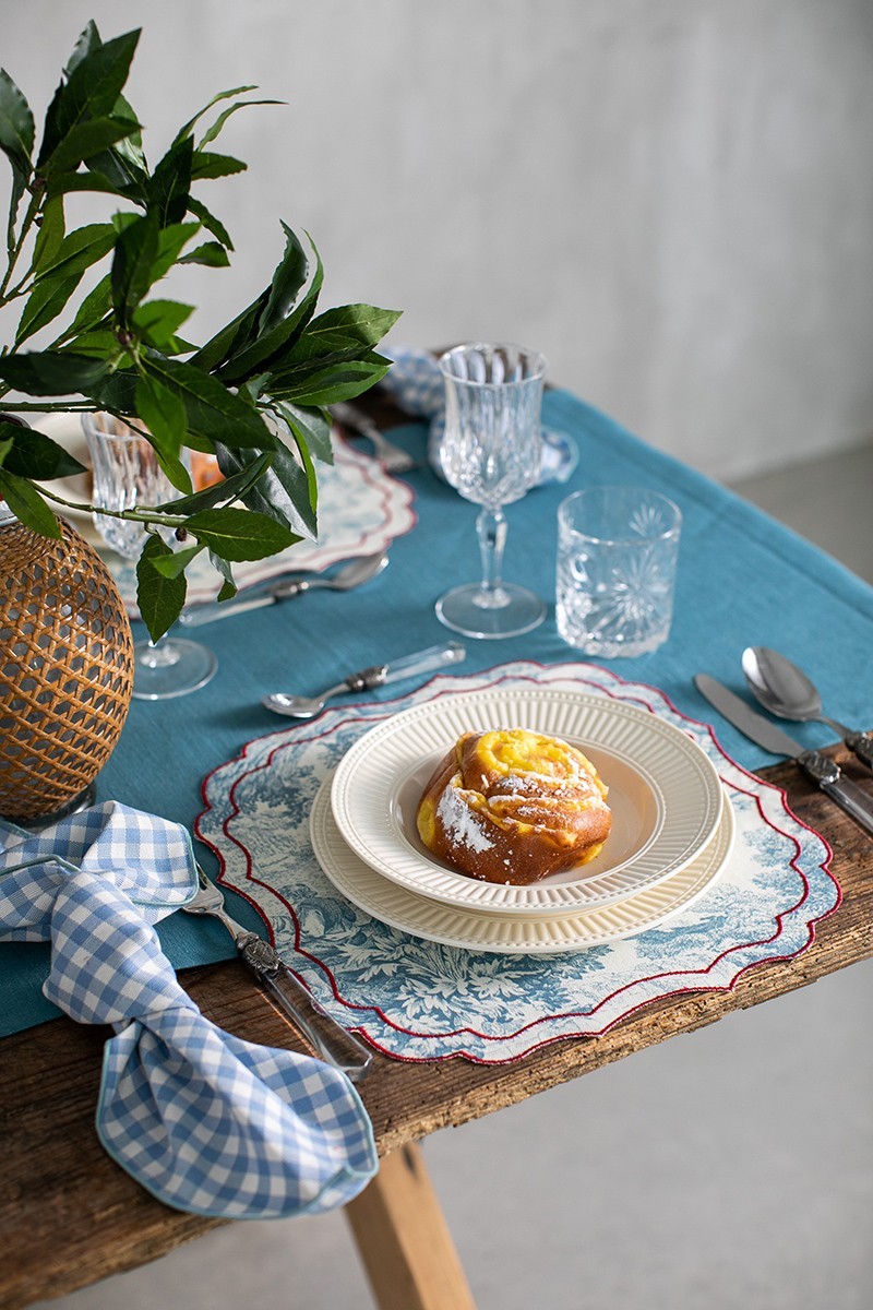 Set de table Firenze en coton enduit
