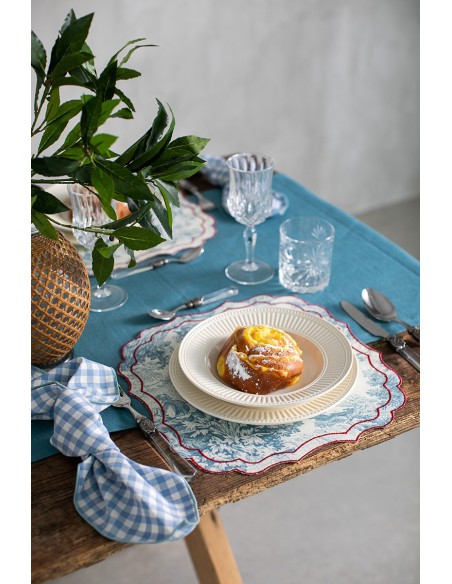 Set de table Firenze en coton enduit