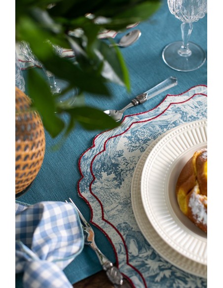 Set de table Firenze en coton enduit