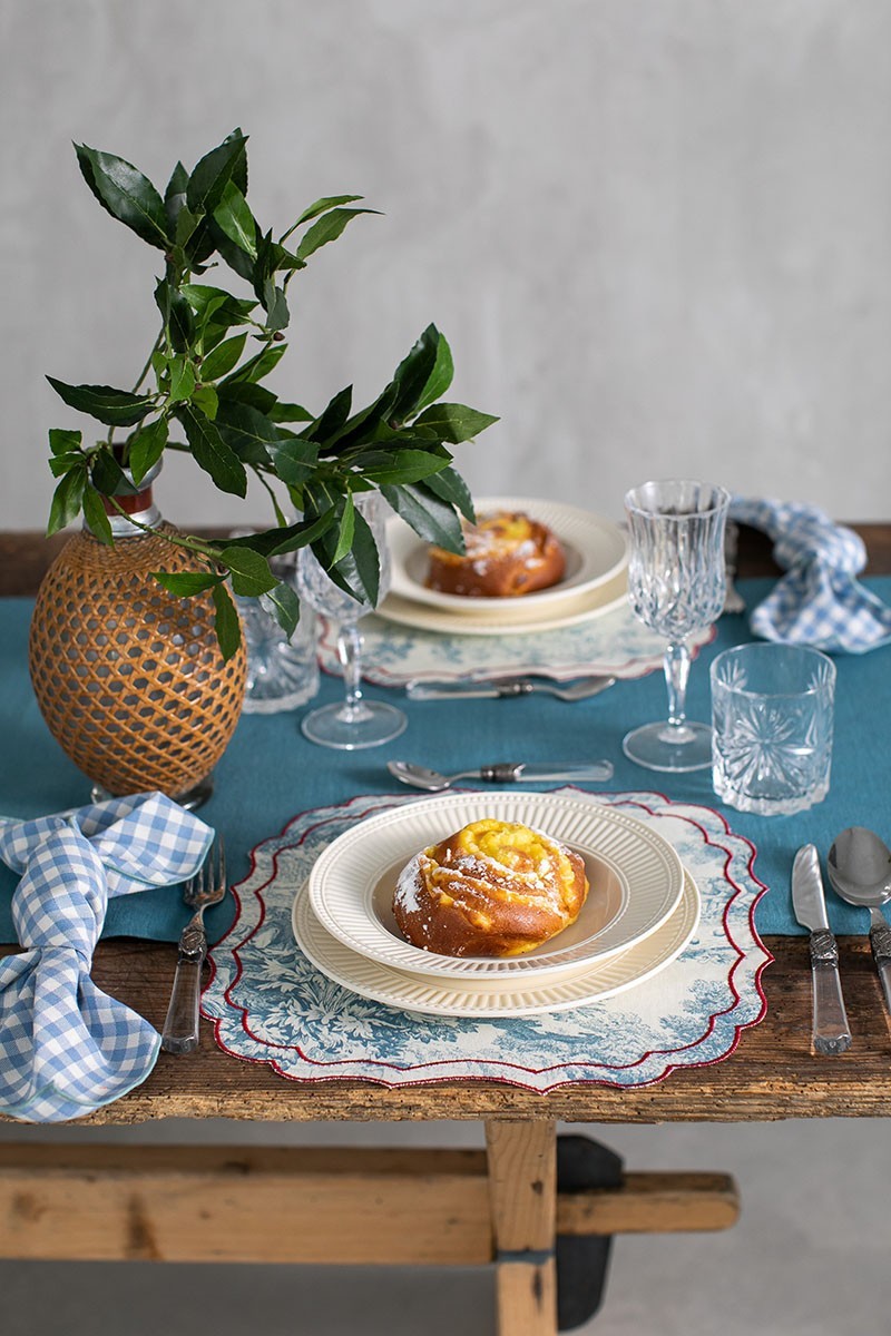 Set de table Firenze en coton enduit