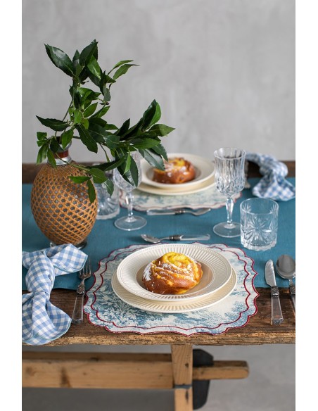 Set de table Firenze en coton enduit