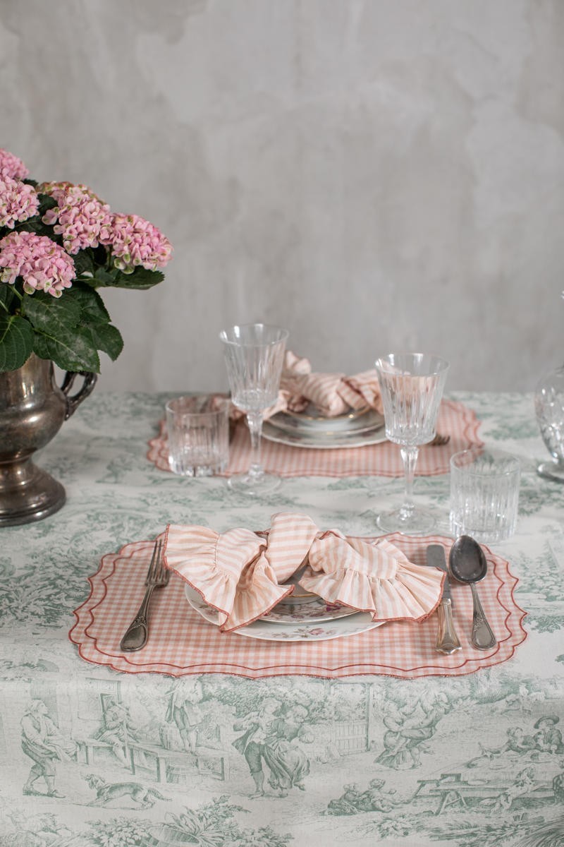 Set de table Firenze en coton enduit