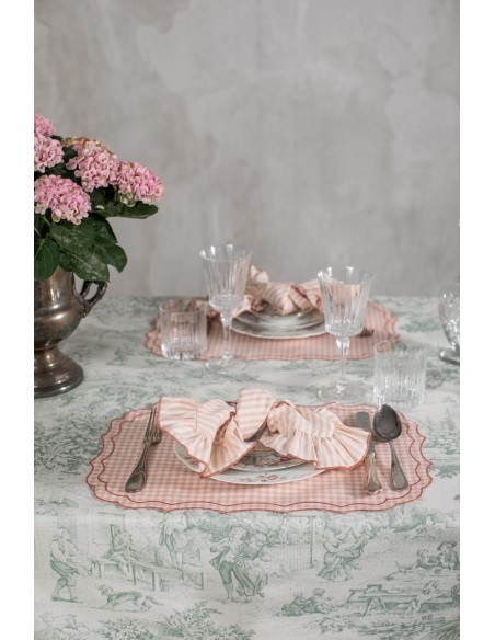 Set de table Firenze en coton enduit