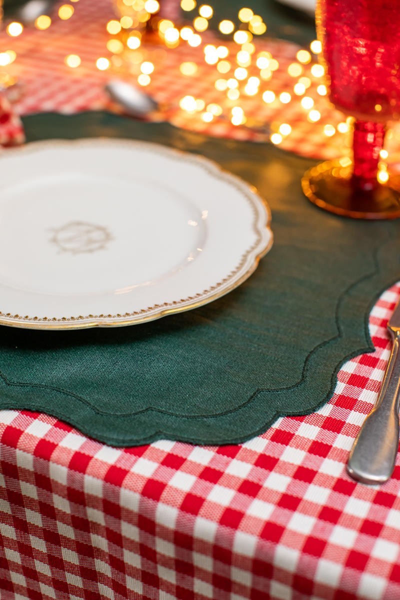 Set de table Firenze en lin enduit