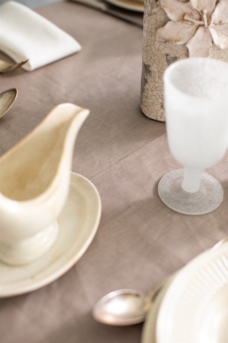 Stain Resistant Linen Bauhaus Tablecloth