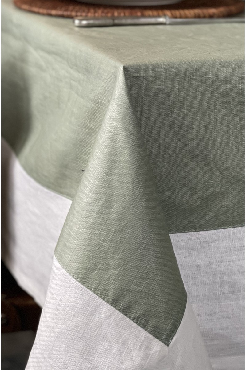 Nappe en lin Bauhaus enduit