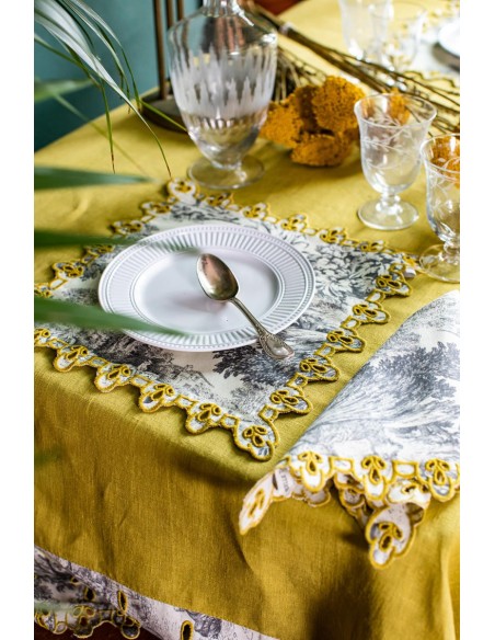 Amalfi Linen Tablecloth