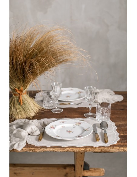 Set de table Firenze en lin enduit