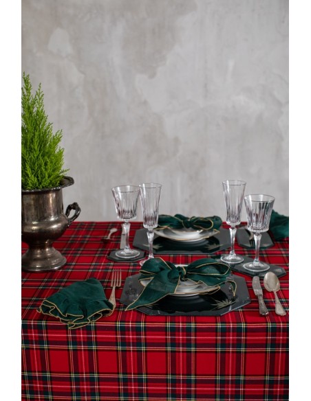 Set of 4 Linen Placeholder Ribbons