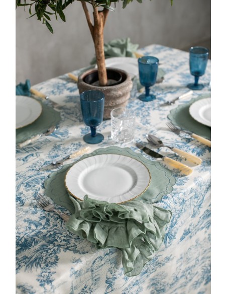 Set de table Firenze en lin enduit