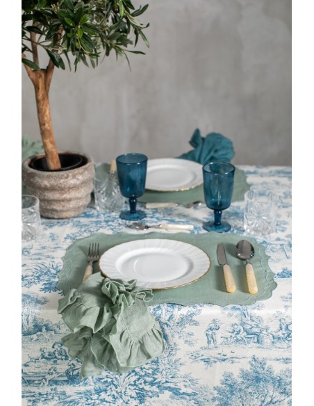 Set de table Firenze en lin enduit
