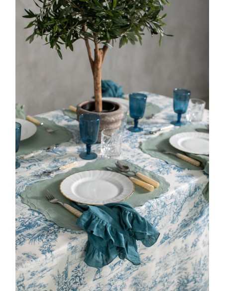 Set de table Firenze en lin enduit