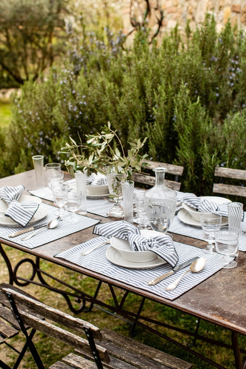 Placemat in Stain Resistant Cotton Filo