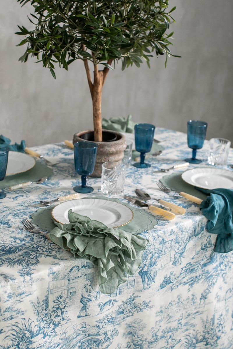 Set de table Firenze en lin enduit