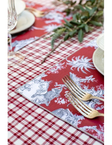 Placemat in Stain Resistant Cotton Filo