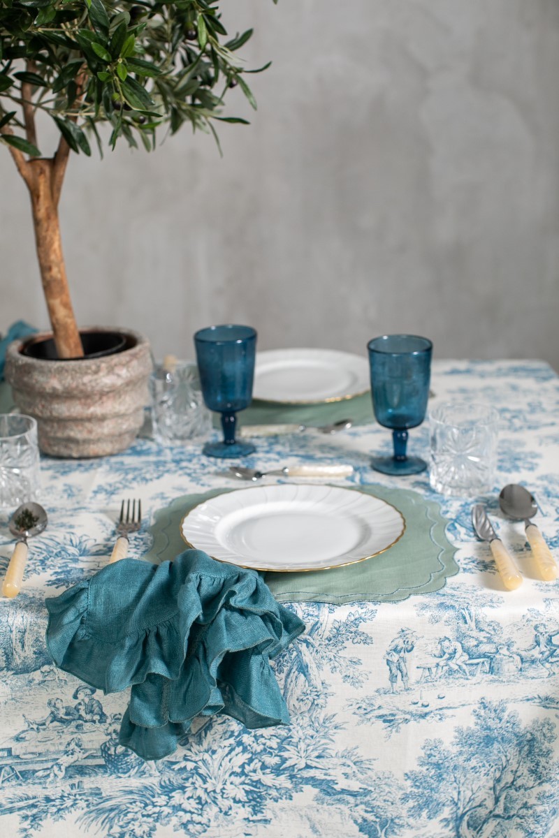 Set de table Firenze en lin enduit