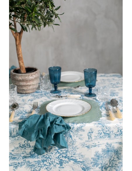 Set de table Firenze en lin enduit