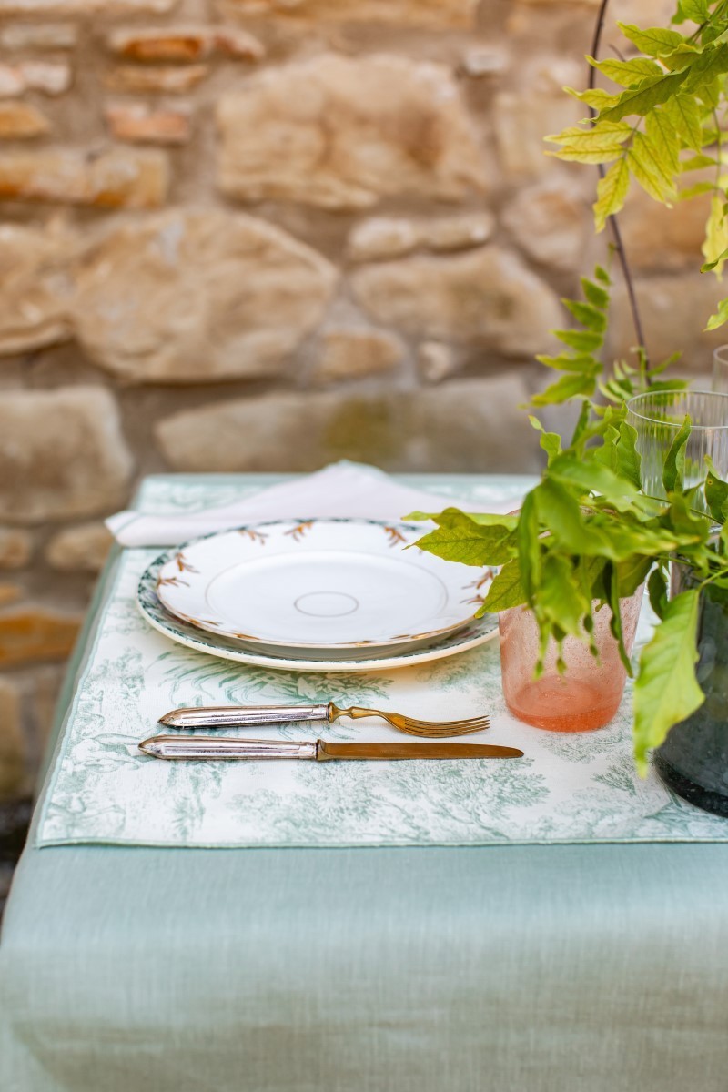 Placemat in Stain Resistant Cotton Filo