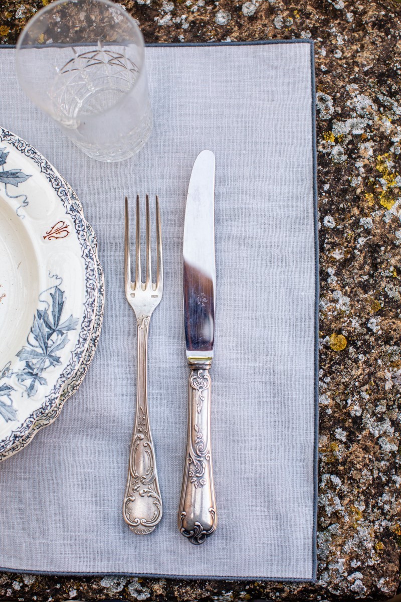 Set de table en lin enduit Filo