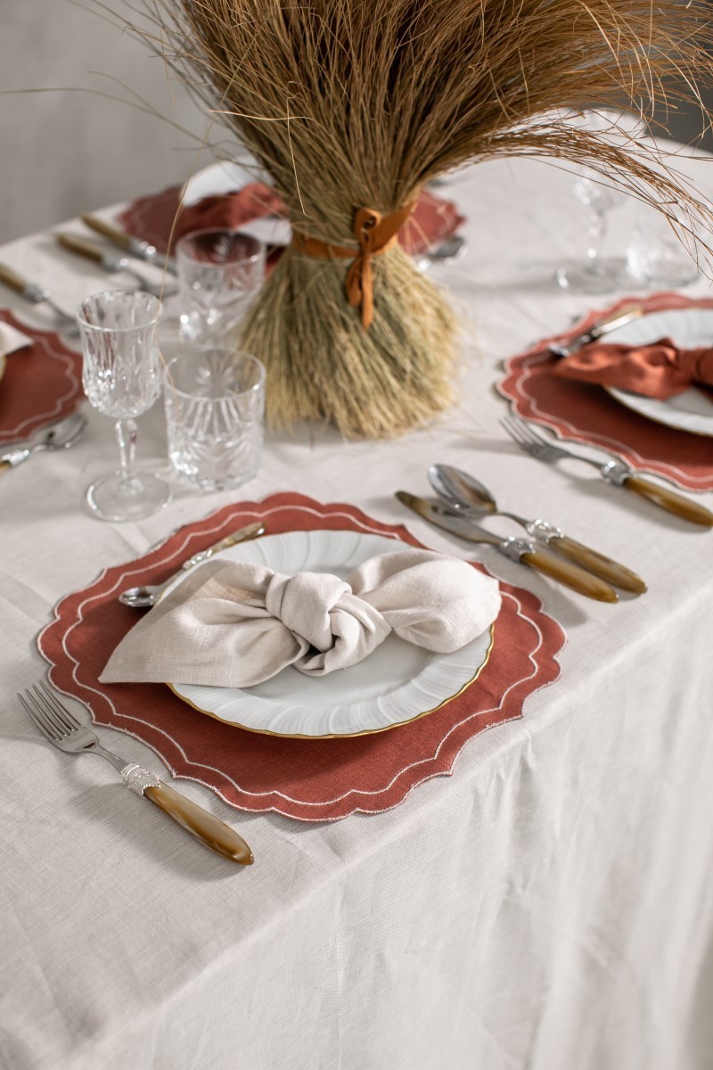 Tovaglietta Firenze in Lino Antimacchia