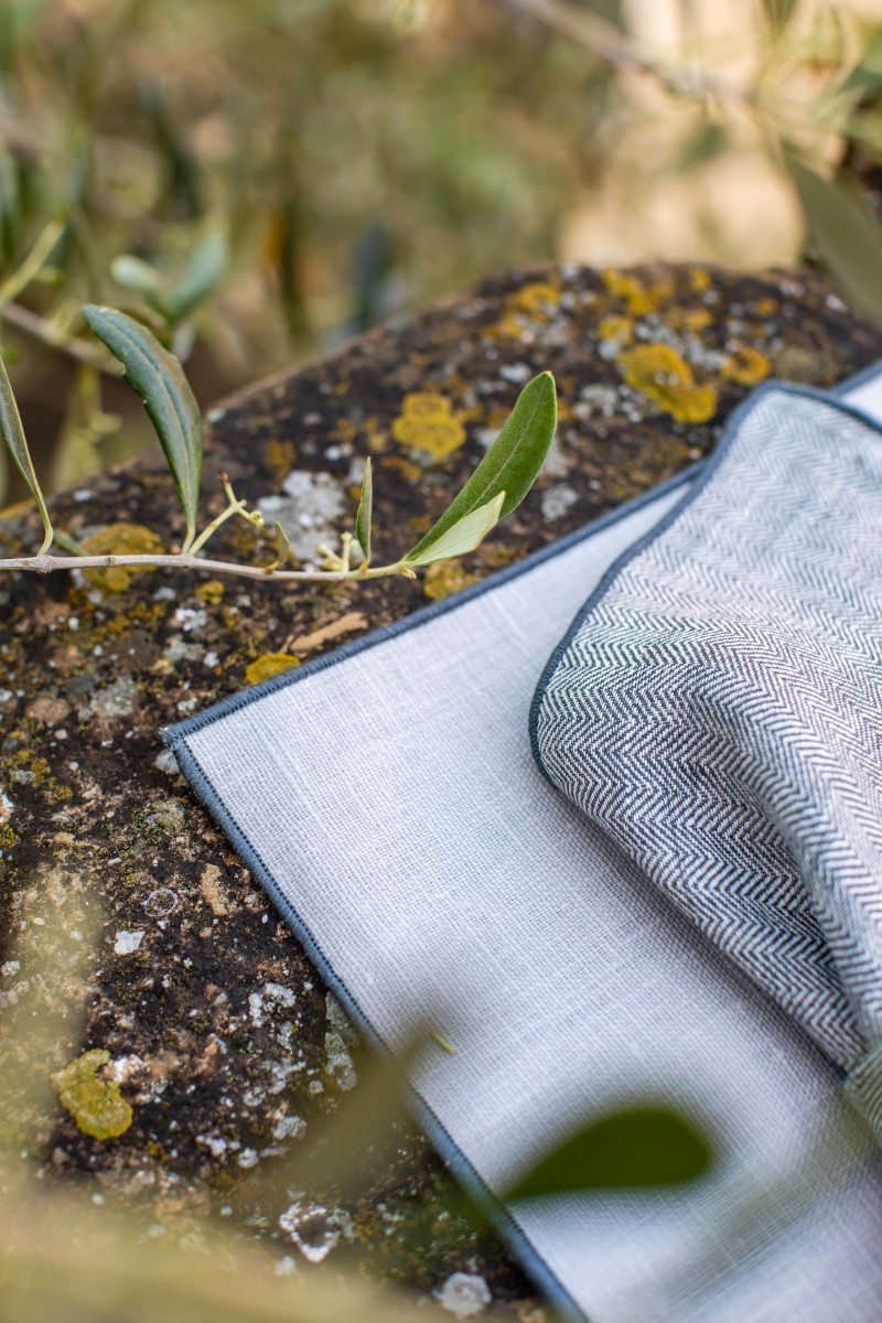 Linen Placemat Stain Resistant Filo