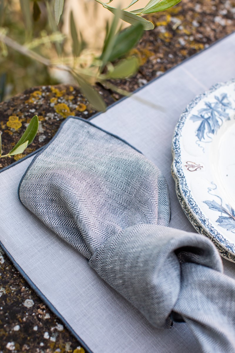 Set de table en lin enduit Filo