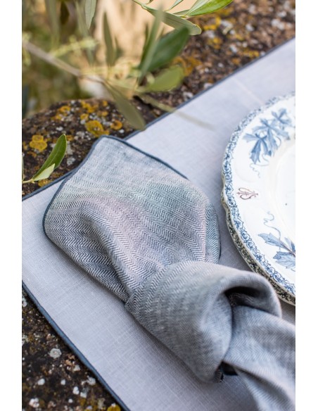 Linen Placemat Stain Resistant Filo