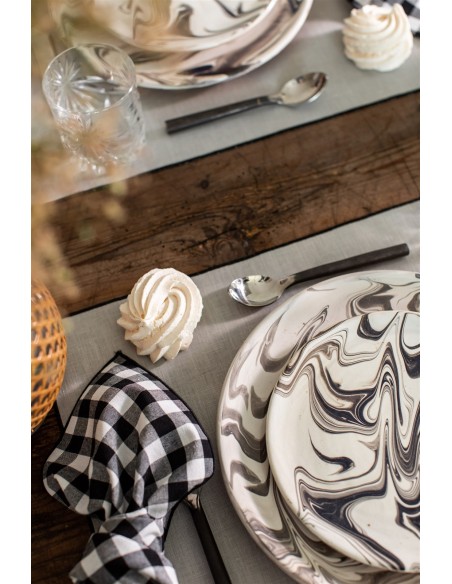Linen Placemat Stain Resistant Filo