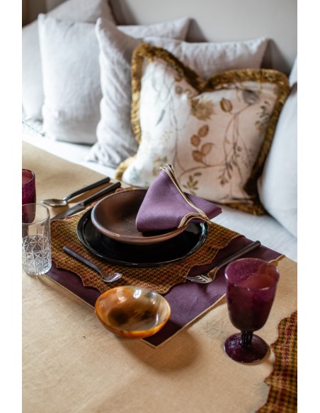 Linen Placemat Stain Resistant Filo