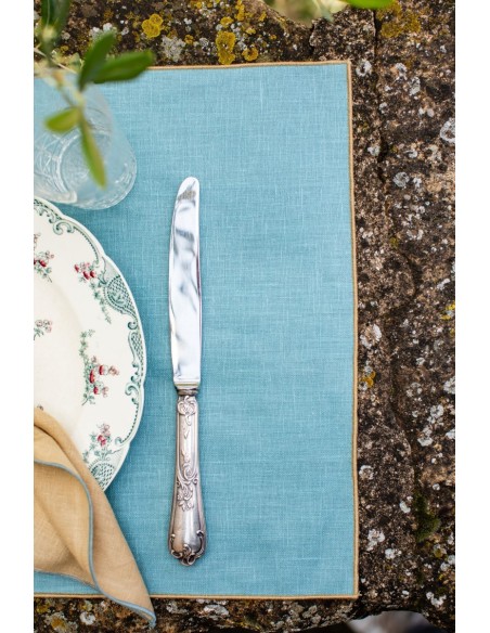 Linen Placemat Stain Resistant Filo