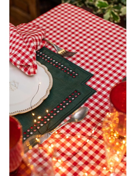 Set de table Erica en lin enduit