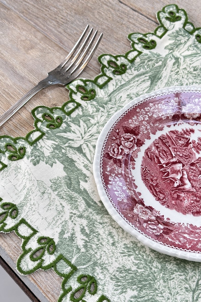 Amalfi Placemat in Stain Resistant Cotton
