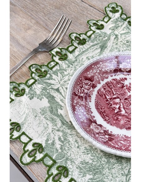 Amalfi Placemat in Stain Resistant Cotton