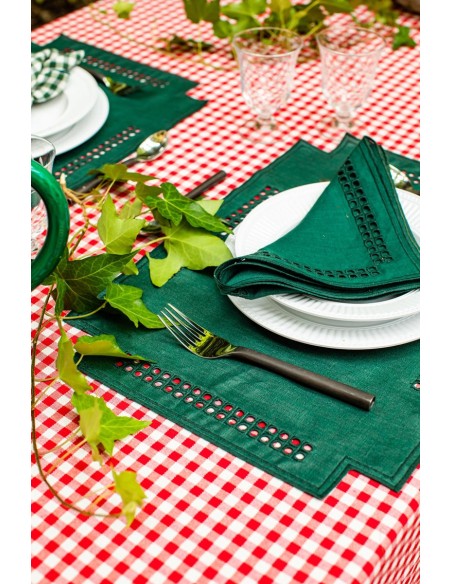 Set de table Erica en lin enduit