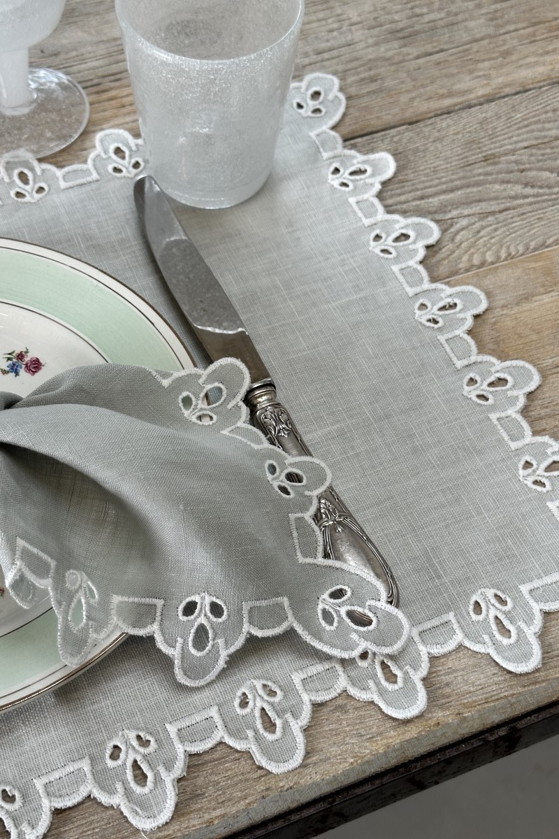 Set de table Amalfi en lin antitache