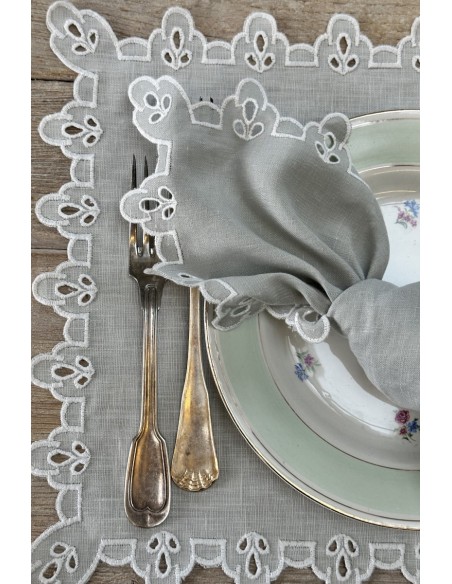 Set de table Amalfi en lin antitache