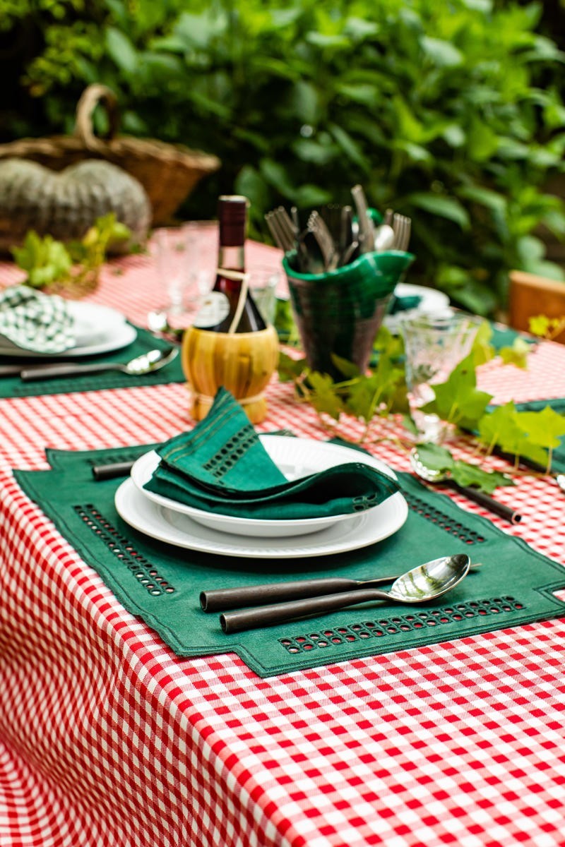 Set de table Erica en lin enduit