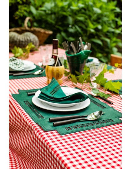 Set de table Erica en lin enduit