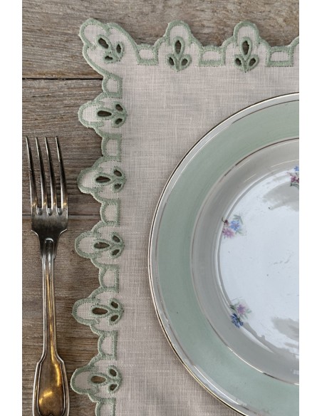 Set de table Amalfi en lin antitache