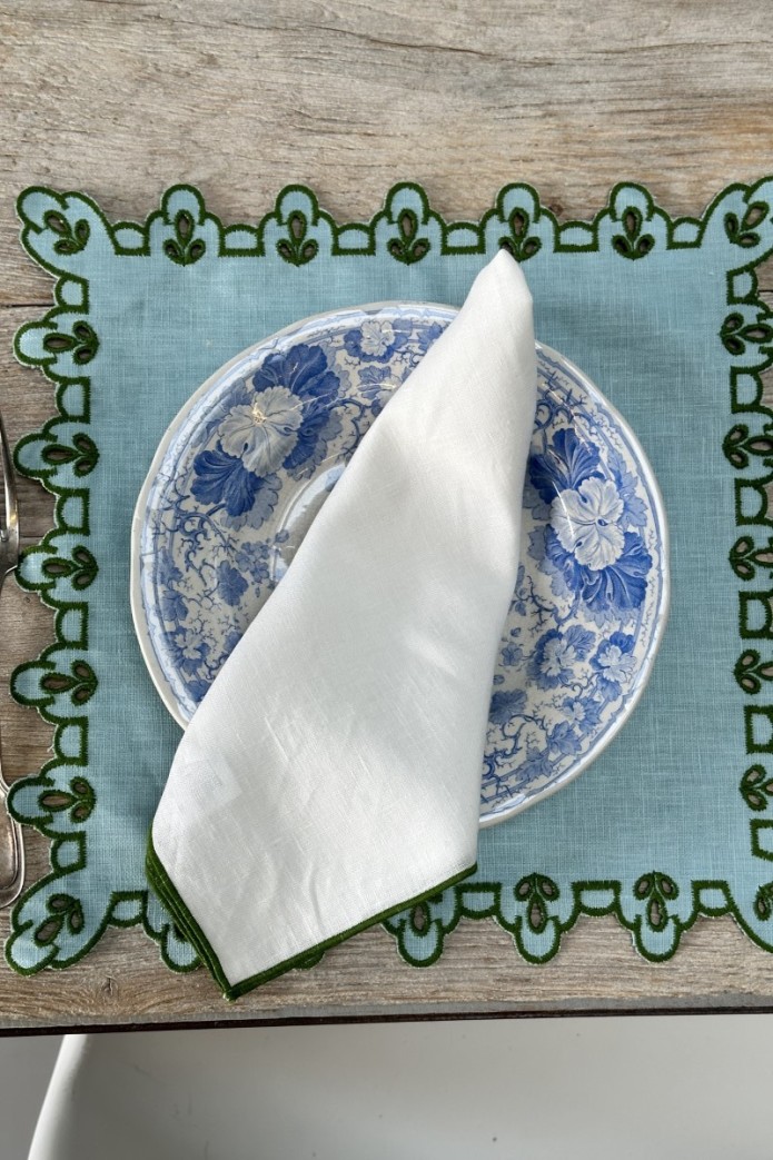 Set de table Amalfi en lin antitache 2