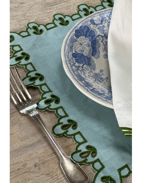 Amalfi Placemat in Stain Resistant Linen
