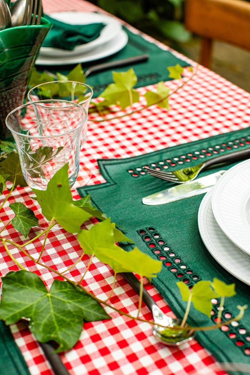 Set de table Erica en lin enduit