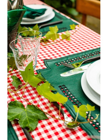 Set de table Erica en lin enduit