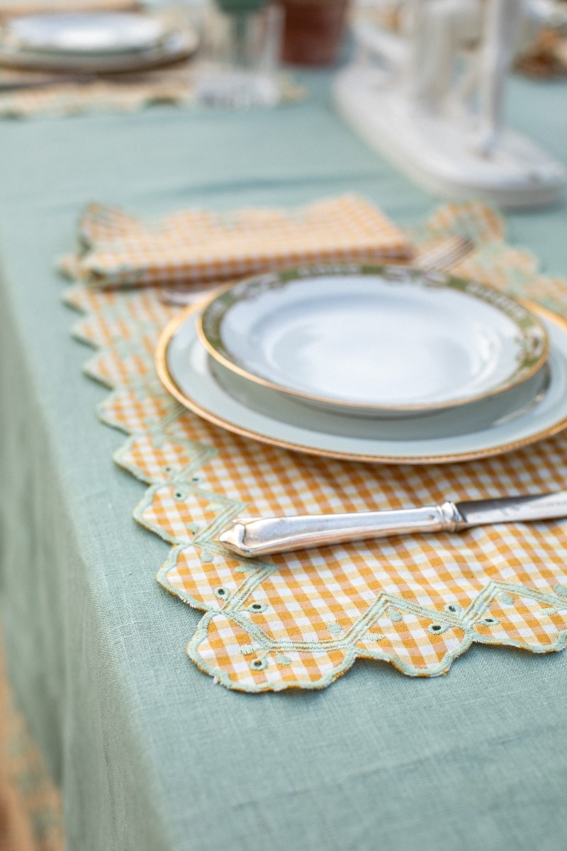 Stain Resistant Cotton Nastri Placemat